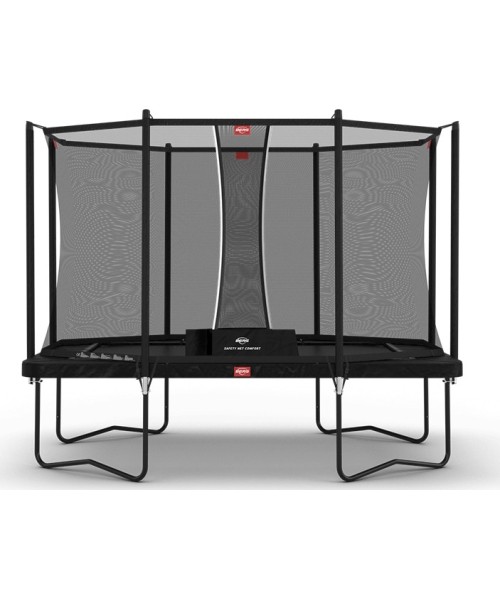 Pastatomi batutai BERG: BERG Ultim Favorit Regular 330 Black + apsauginis tinklas Comfort