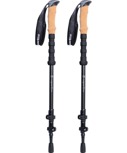 3-Piece Carbon Trekking Poles inSPORTline Portello