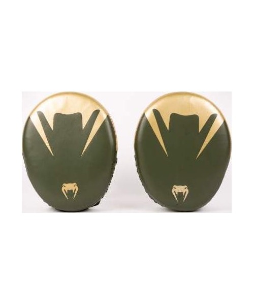 Macaroons and Paws Venum: "Venum Pro Boxing Big Punch Mitts" (pora) - chaki/aukso spalvos