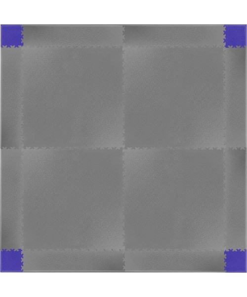 Corner Pieces for Puzzle Mat inSPORTline Simple Blue – 4 Pcs.