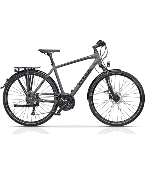 City Bikes : CROSS Travel Trek 28" dydis 19" (48cm) (pilka)
