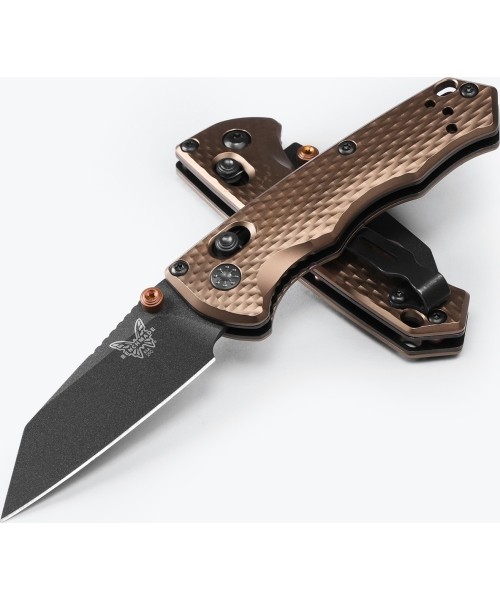 Medžiokliniai ir išgyvenimo peiliai Benchmade: "Benchmade" 290BK-1 - FULL IMMUNITY, tamsiai žemės spalvos, plokščias