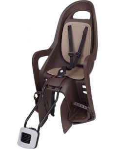 Polisport Groovy 29" Frame-Mounted Bike Child Seat (brown)