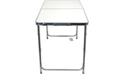 Foldable Camping Table + 4x Chairs Cattara Double - Gray
