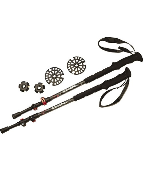 Nordic Walking Poles Yate: Teleskopinės šiaurietiško ėjimo lazdos Yate Carbon Trek