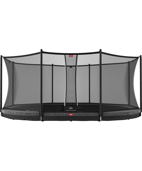 On-ground trampolines BERG: BERG Grand Favorit InGround 520 Grey + Safety Net Comfort
