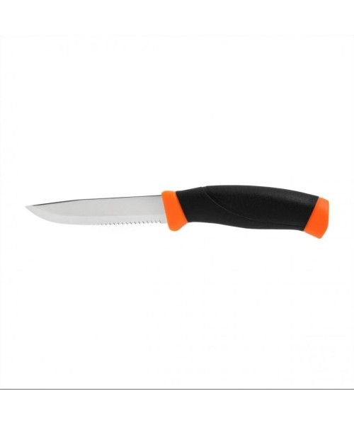 Hunting and Survival Knives Morakniv: Peilis Morakniv Companion F, dantytas, nerūdijantis plienas, oranžinis