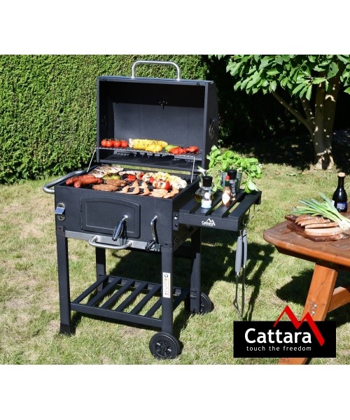 Anglinis grilis su ketaus grotelėmis Cattara Royal Classic
