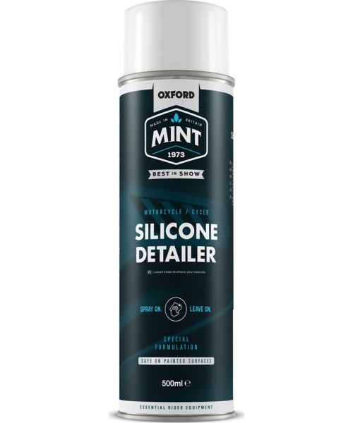 Motociklų techninė priežiūra Mint: Dažytų paviršių valiklis purškiamasis purškiklis Mint Silicone Detailer 500ml