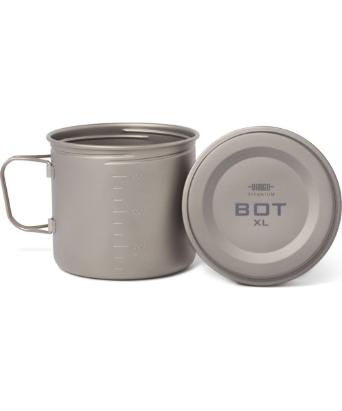 Vargo BOT XL titaninis butelis-puodas