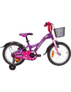 4KIDS Bubble 16" bike, size 10" (25.5 cm), aluminium, violet