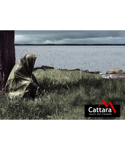 Isothermal Foil Cattara SOS - Green 210x130cm