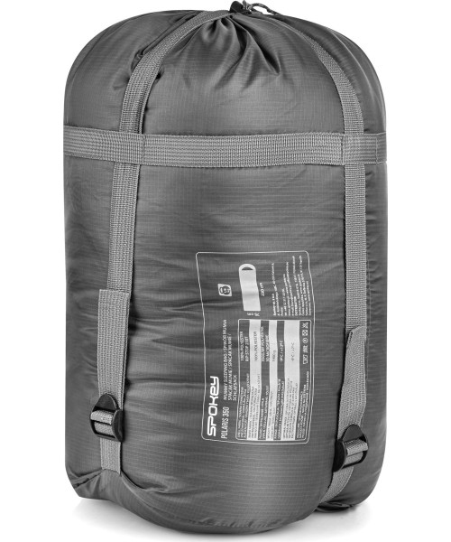 Žieminis miegmaišis-kokonas 230x75 cm su kompresiniu krepšiu Spokey POLARIS 350