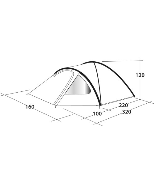 Tent Outwell Cloud 2, 2022