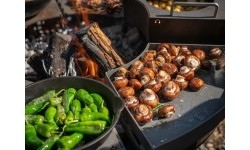 Modular Remundi grill pan with wall module