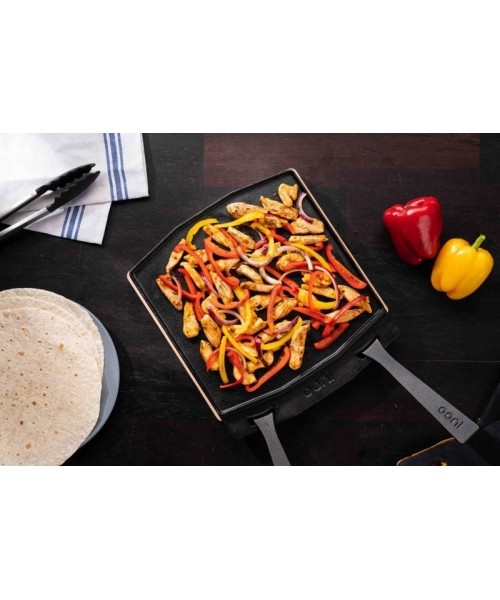 Ooni double-sided cast iron pan