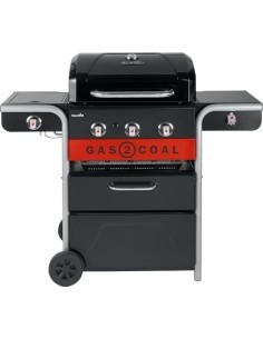 Charcoal-Gas Grill with 3 Burners Char-Broil Gas2Coal