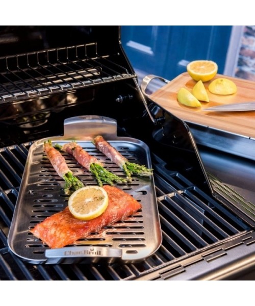 Char-Broil Grill+ Stainless Steel Grilling Tray