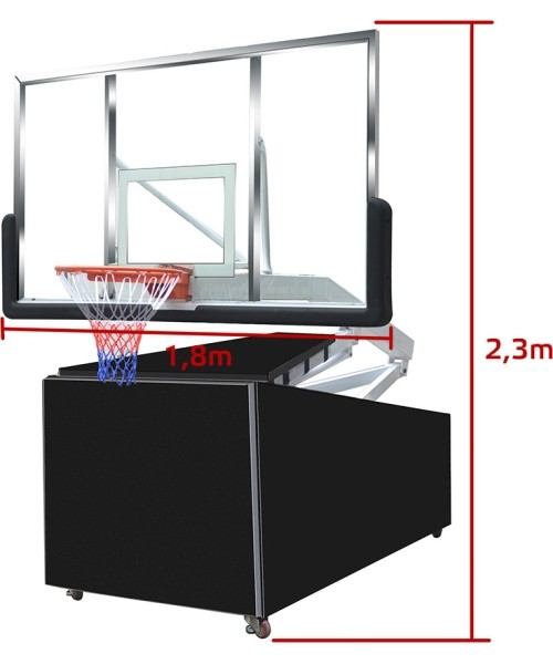 Portable Basketball System inSPORTline Portland II