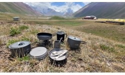 Origin Outdoors stalo įrankių rinkinys „Titanium"