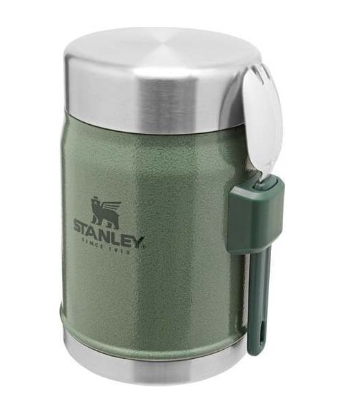 Thermos For Food Stanley Classic Legendary 0.4L, Green, With Spork