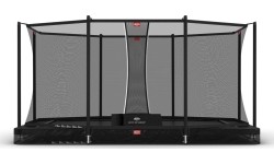 BERG Ultim Favorit InGround 410 Black + Safety Net Comfort