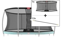 Apsauginis tinklas Grand Safety Net Deluxe 470 su karkaso vamzdžiais