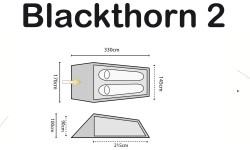 Palapinė Highlander Blackthorn 2 - Camo