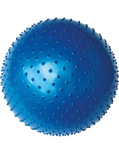 Gimnastikos kamuolys Yate su spygliukais, 65 cm, mėlynas