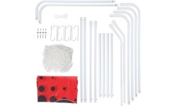 BR240P 2in1 SOCCER GOAL WITH NET AND TARGET PANEL NILS