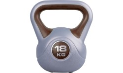 Cement-Filled Vinyl Kettlebell inSPORTline 18 kg