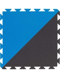 Grindų danga Yate, 43x43x1,0 cm, juoda/mėlyna