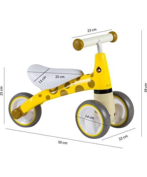 Balansinis dviratukas Ecotoys Giraffe