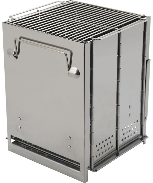 Grill wood cooker CUBE folding