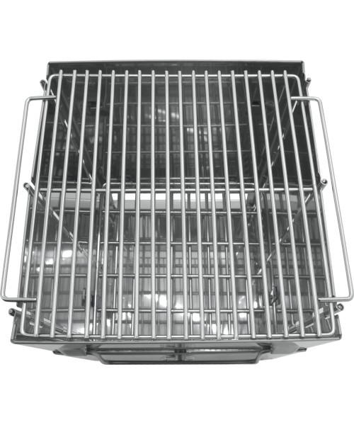 Sulankstomas malkinis grilis CUBE