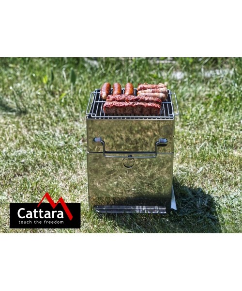 Grill wood cooker CUBE folding
