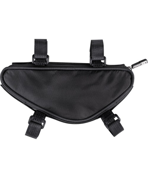 Bicycle frame bag FORCE Trinity, 0.8l, (black)
