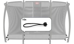 Safety Net Deluxe - Elastic bands for bottom of netting (10x