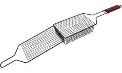 Grill Basket Cattara, 23x14x7cm