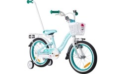 Karbon Kitty 16 bike turquoise-white