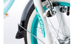 Karbon Kitty 16 bike turquoise-white
