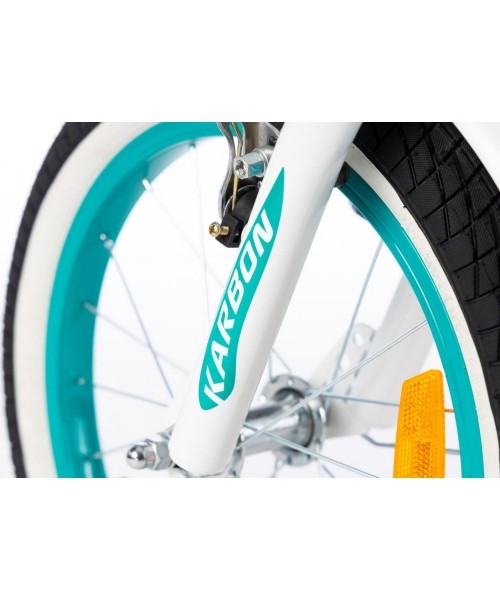 Karbon Kitty 16 bike turquoise-white