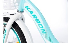 Karbon Kitty 16 bike turquoise-white