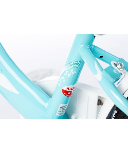Karbon Kitty 16 bike turquoise-white