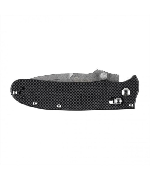 Ganzo D704-BK juodas sudedamas peilis