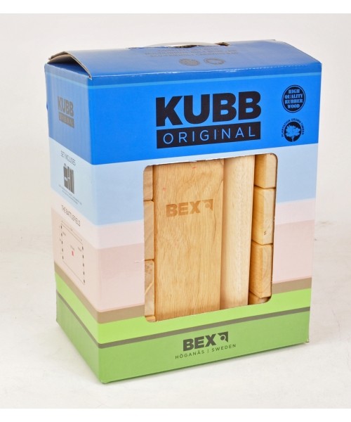 Kubb Original su raudonu karaliumi