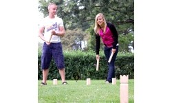 Kubb Original su raudonu karaliumi