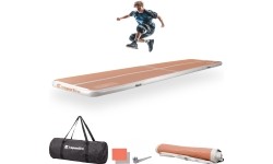 Inflatable Exercise Mat inSPORTline Airstunt 500 x 100 x 10 cm Mocha Mousse