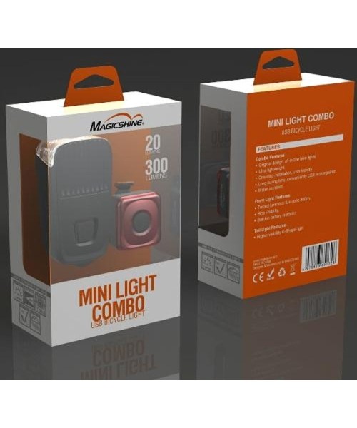 MagicShine ALLTY Mini 300 + SEEMEE 20 Front and Rear Light Set