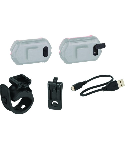 FORCE Rear Light Ruby2 25L, 1 LED USB
